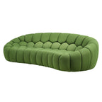 Luca, Modern 3-Seater Sofa, Green