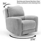 Mona, Electric Rocking Swivel Recliner