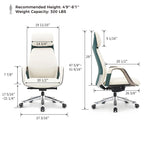 SERENE, Napa Leather Executive Office Chair