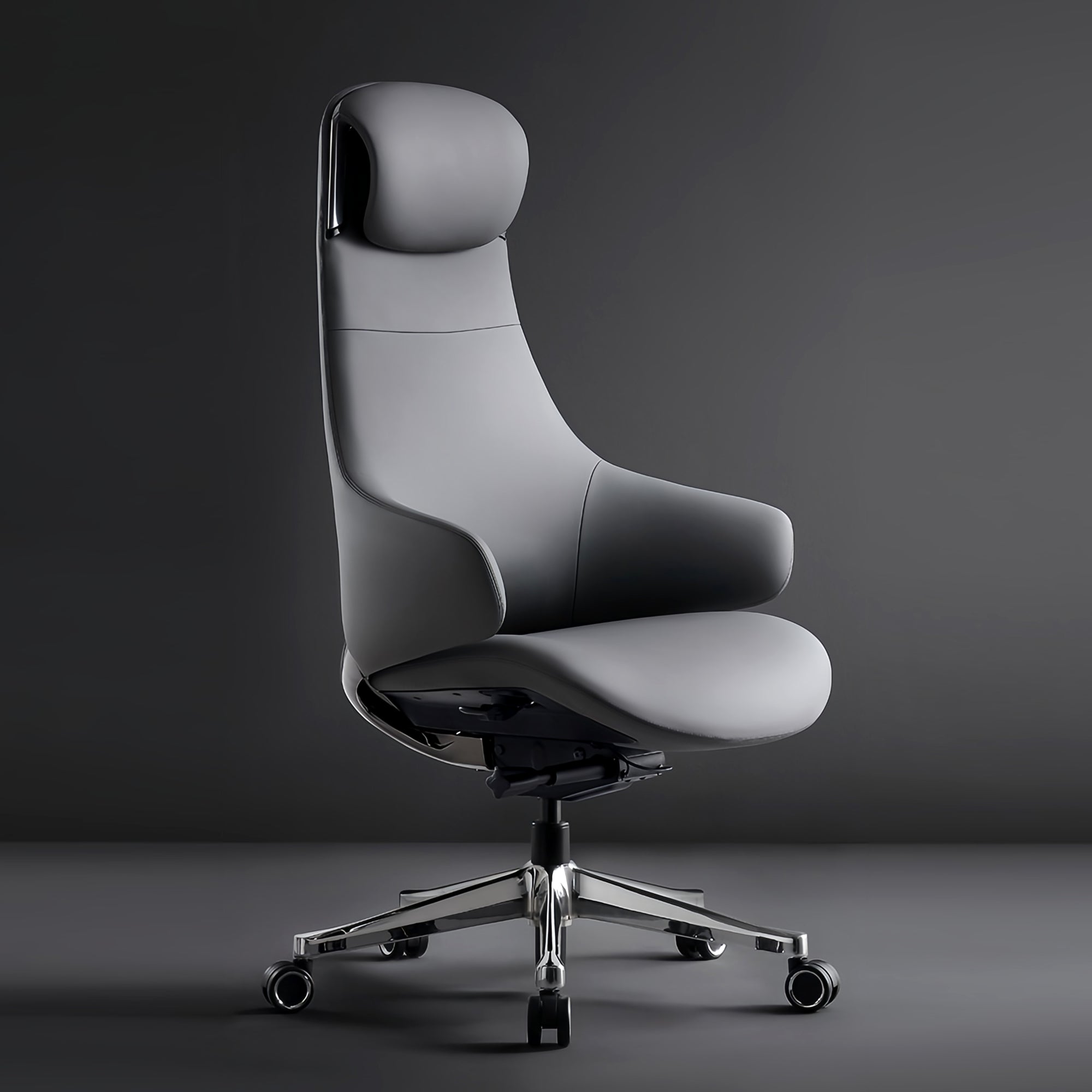 OC28, Genuine Leather Executive Office Chair