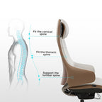 OC28, Genuine Leather Executive Office Chair