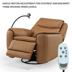 Carter, Electric Rocking Swivel Recliner Chair