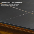 Ark L60, 63x23 L Shaped Executive Slate Standing Desk with Two-Drawer