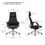 SERENE, Napa Leather Executive Office Chair