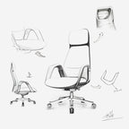 SERENE, Napa Leather Executive Office Chair