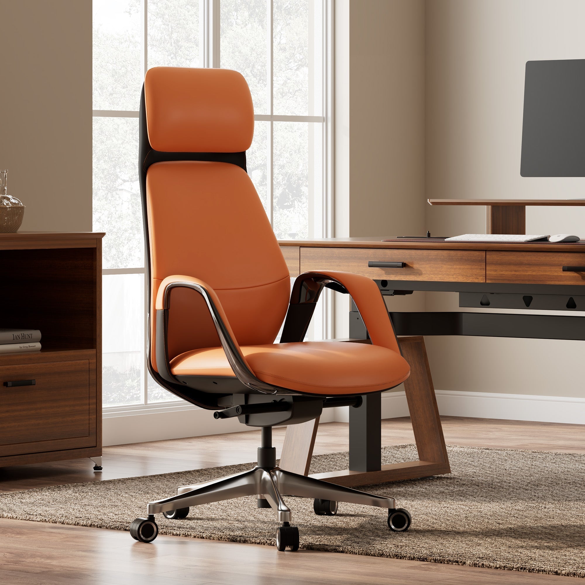 SERENE, Napa Leather Executive Office Chair