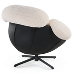 Cara, Modern Lounge Chair, White