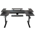 74x23 U-Shaped Standing Desk with Accessories Set