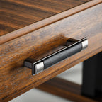 Ark L60, 63x23 L Shaped Executive Standing Desk with Two-Drawer