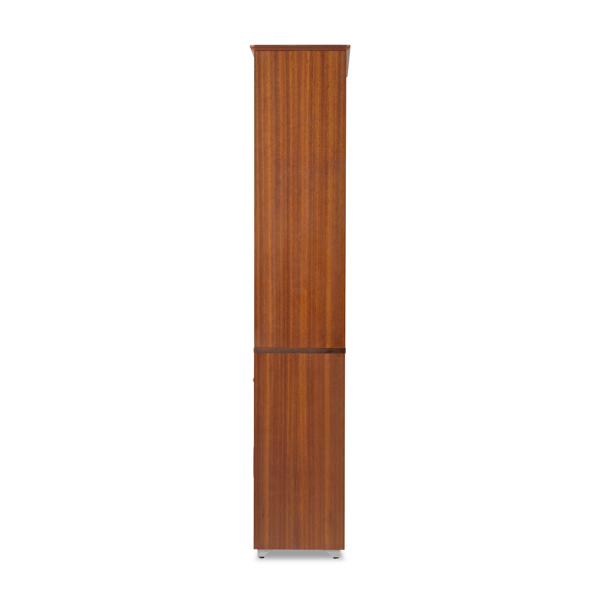 Ark, 72'' Storage Cabinet Bookshelf with Doors, Walnut
