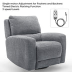 Mona, Electric Rocking Swivel Recliner