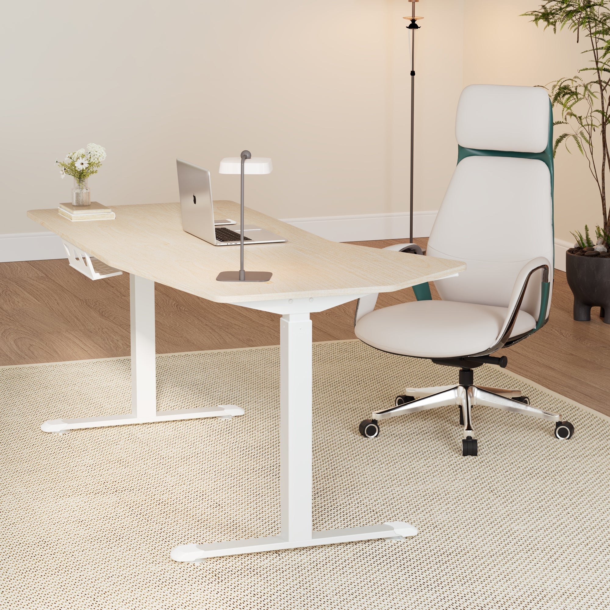 70x29 Unique Shape Office Standing Desk