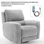Mona, Electric Rocking Swivel Recliner