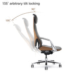 OC22, Genuine Leather Executive Office Chair
