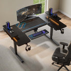 74x23 U-Shaped Standing Desk with Accessories Set