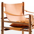 Saddle Leather Comfort Lounge Chair