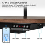 74x23 U-Shaped Standing Desk with Accessories Set
