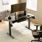 GTG-EVO, 55x27 Gaming Standing Desk with PC Case