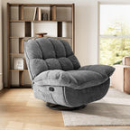 Grayson, Manual Recliner Chair Rocking Swivel with Storage