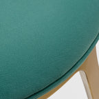 Light Luxury Vintage Dining Chair Set of 2,  Green