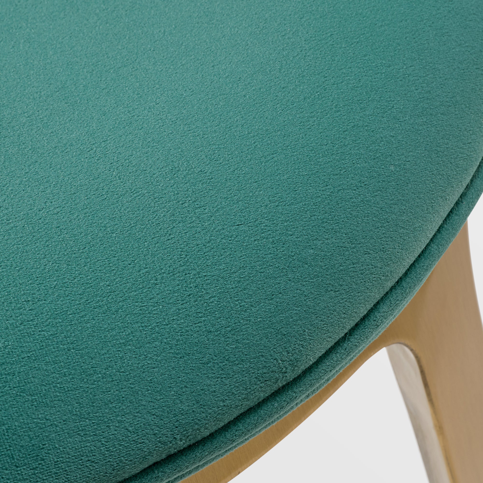 Light Luxury Vintage Dining Chair Set of 2,  Green