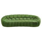 Luca, Modern 3-Seater Sofa, Green