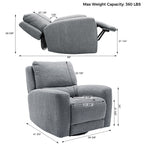 Mona, Electric Rocking Swivel Recliner