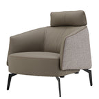 Nappa Leather Comfort Ivory Lounge Chair