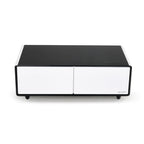 51" Smart Coffee Table with Fridge and Bluetooth Speakers