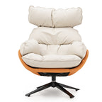 Todd, Swivel Armchair with High Back Lounge Chair