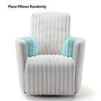 Lucia, White Swivel Glider Manual Recliner